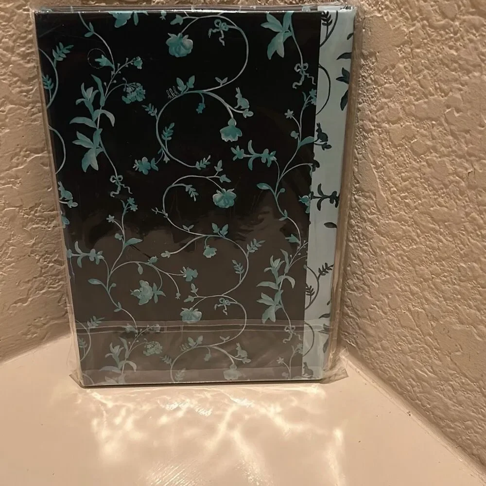 Hill House Home Womens Notebook Emerald Botanical Green Watercolor Design New